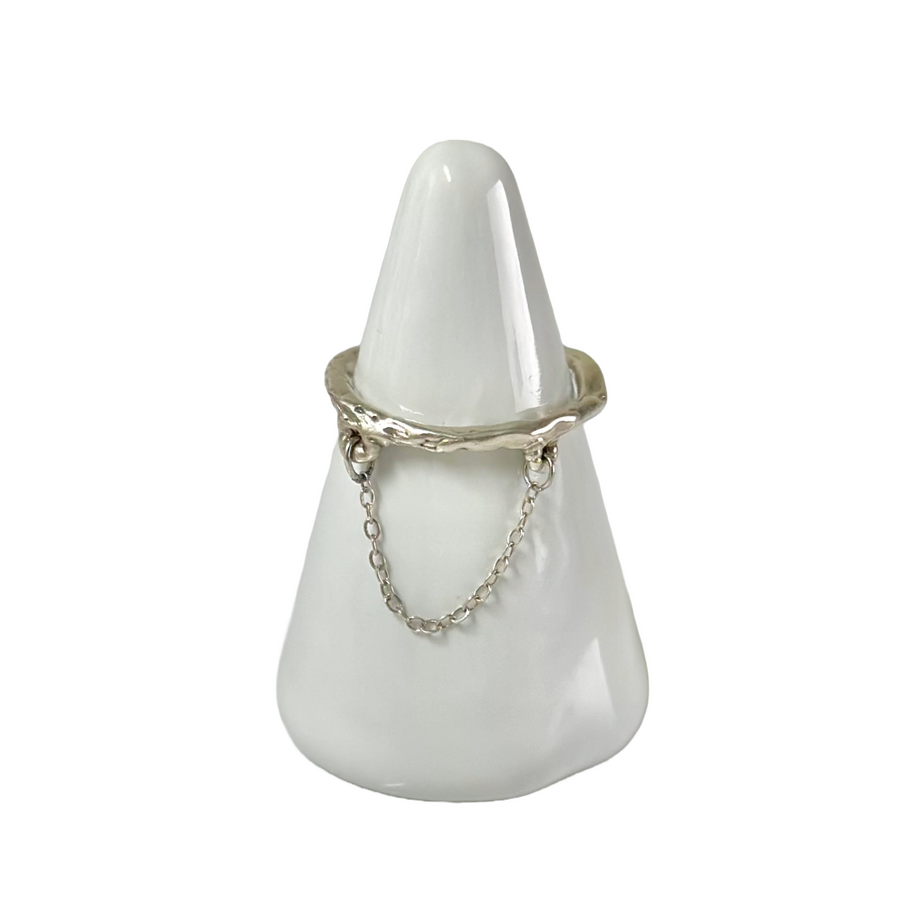 Cuffed Ring (Silver) $90