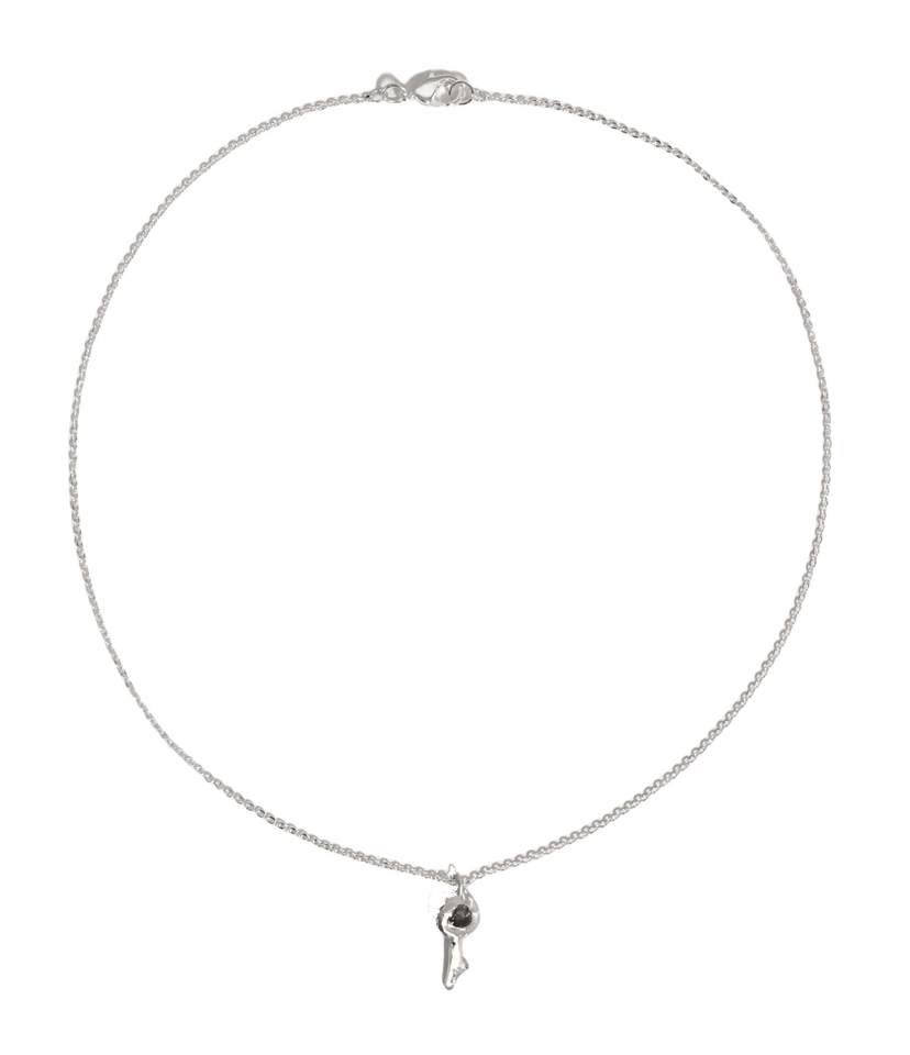 key necklace (silver) $70